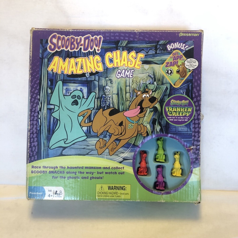 2014 Scooby Doo! Amazing Chase Game by Pressman Complete #4230